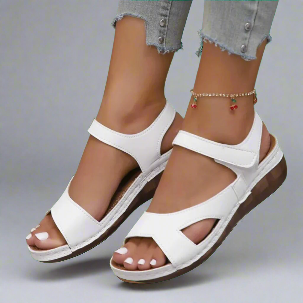 Ilona | Ručně vyráběné wedge sandály z prémiového materiálu